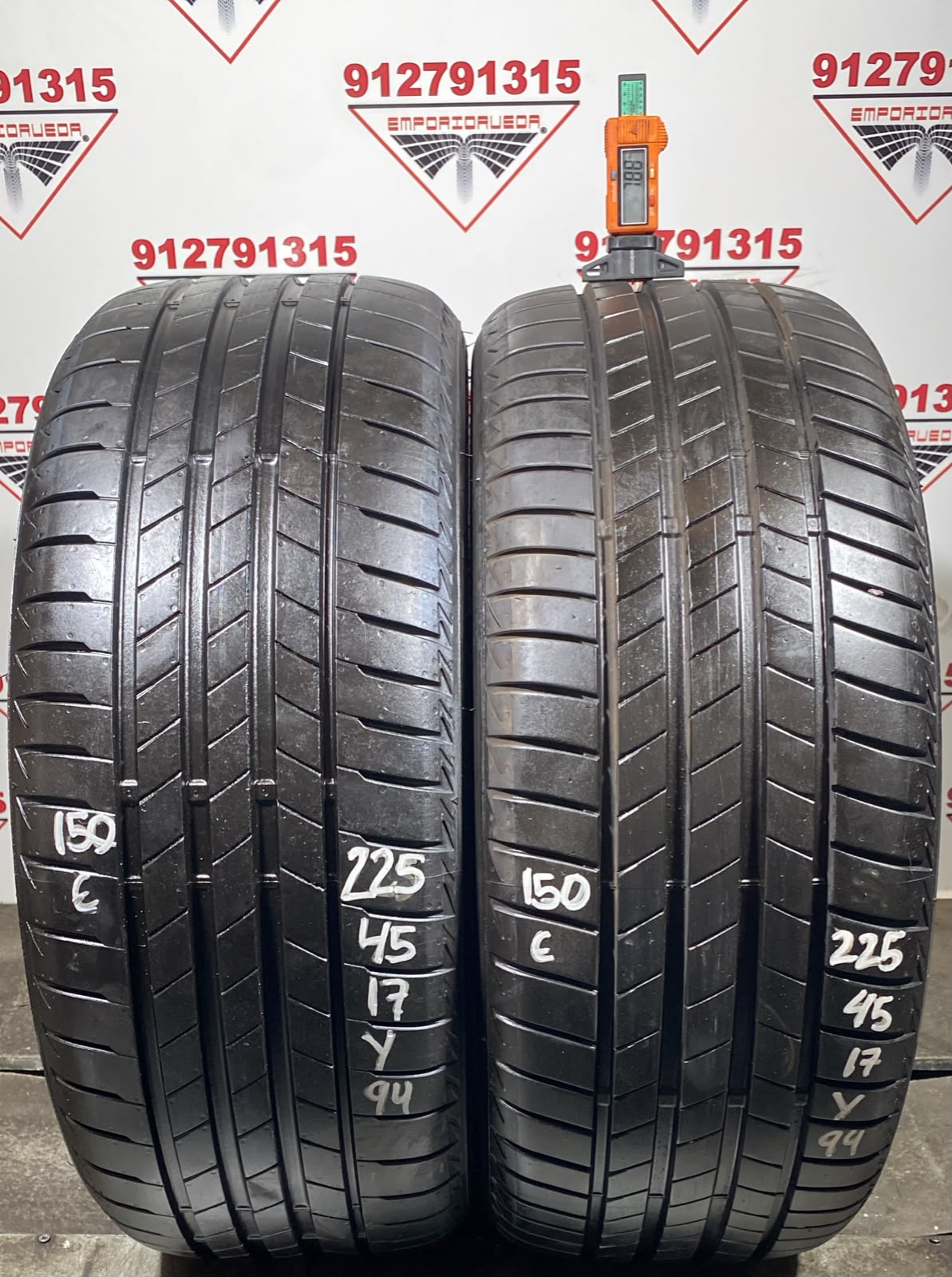 BRIDGESTONE TURANZA USADO  225/45 R17 94 Y